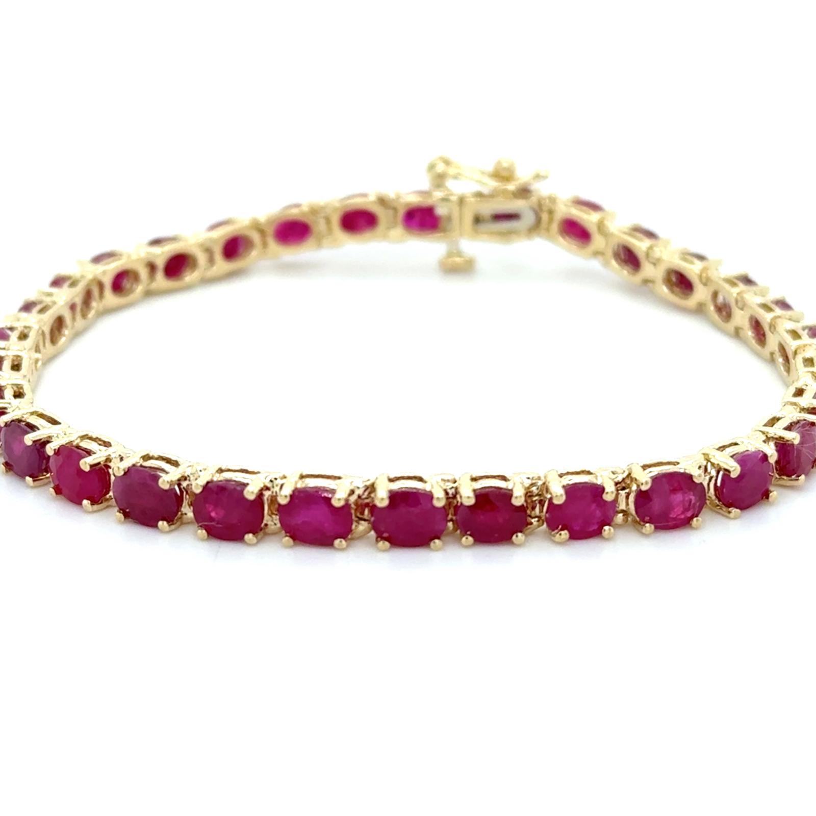 View 14 Kt Ruby Bracelet