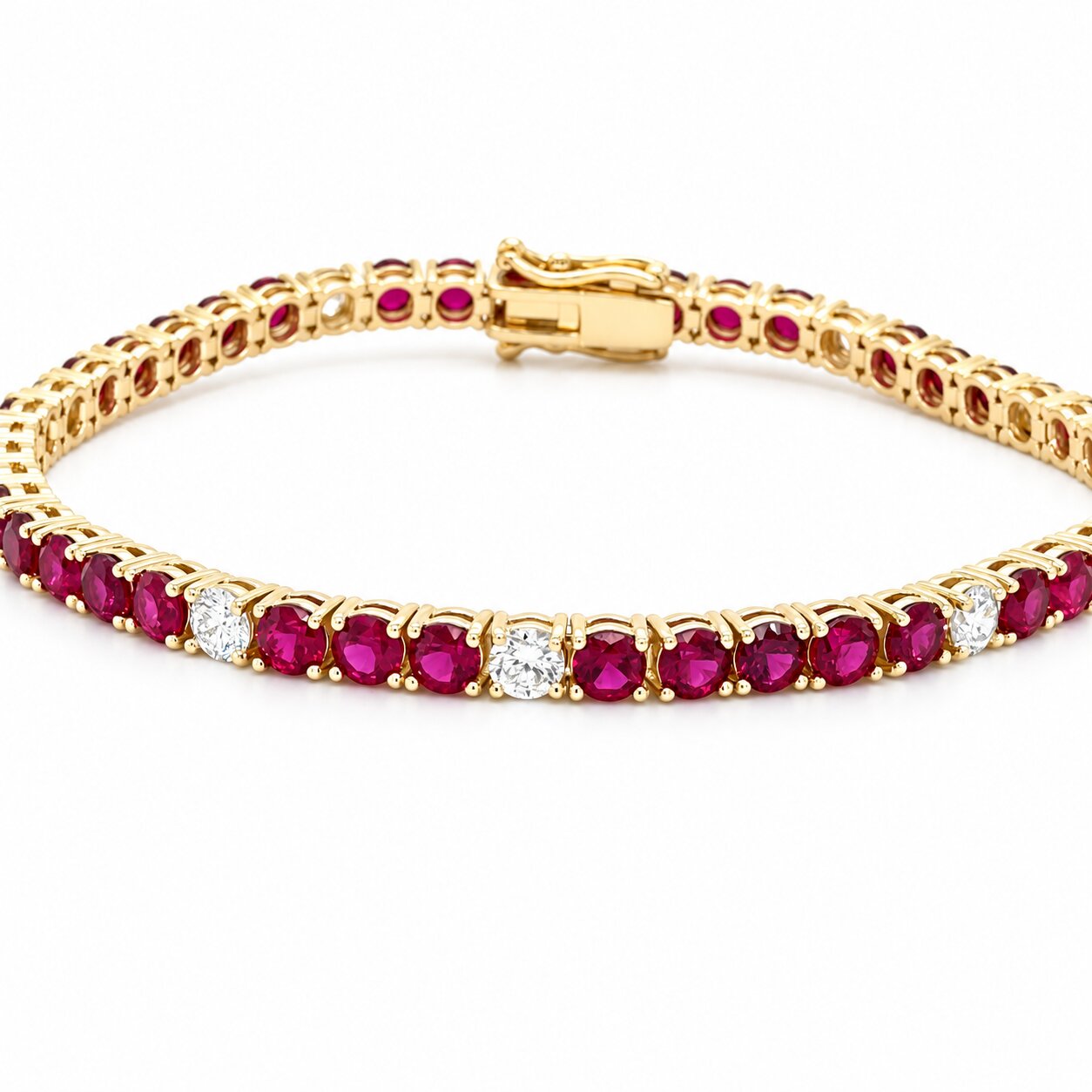 View 14 Kt Ruby Bracelet