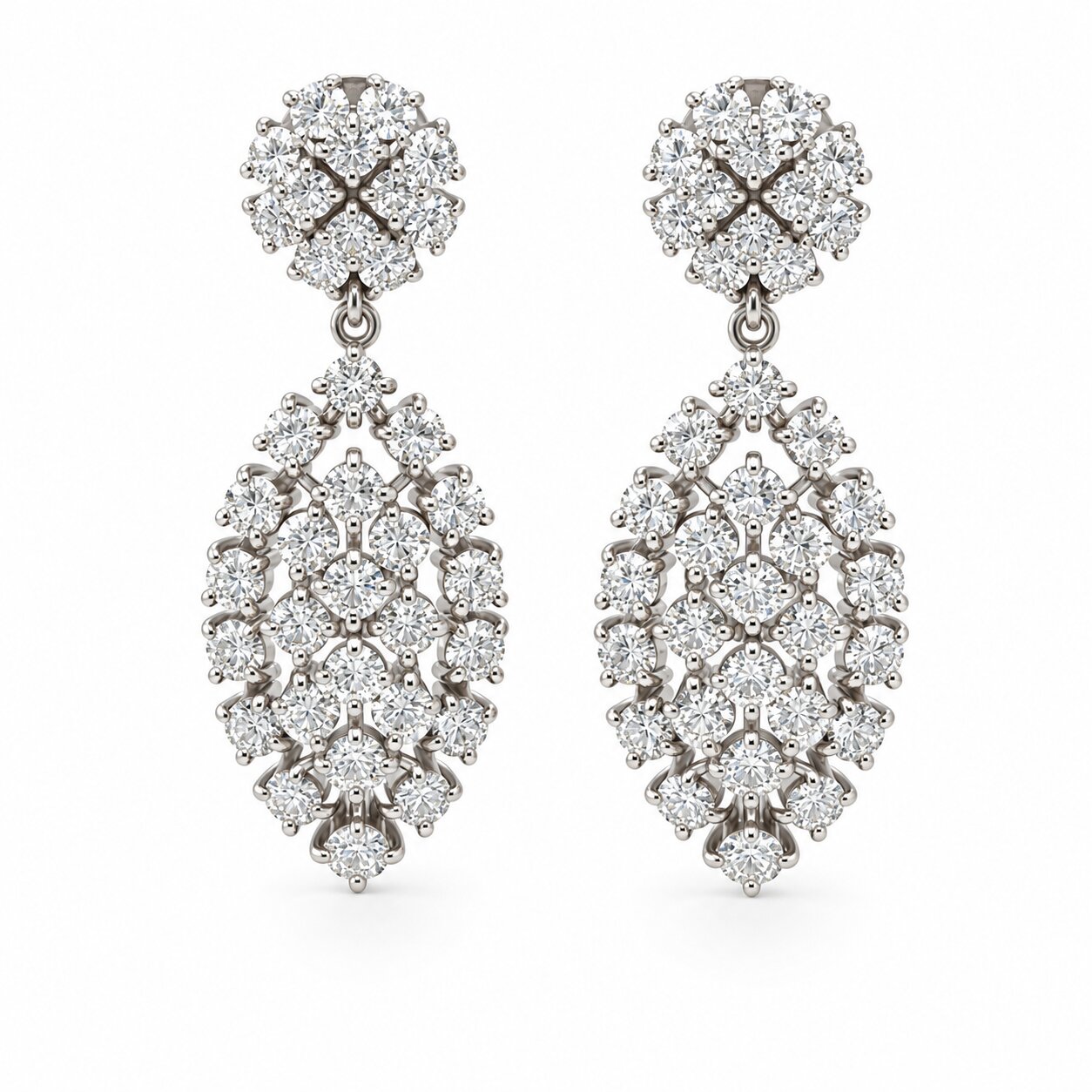 View 14 Kt  Diamond Earrings