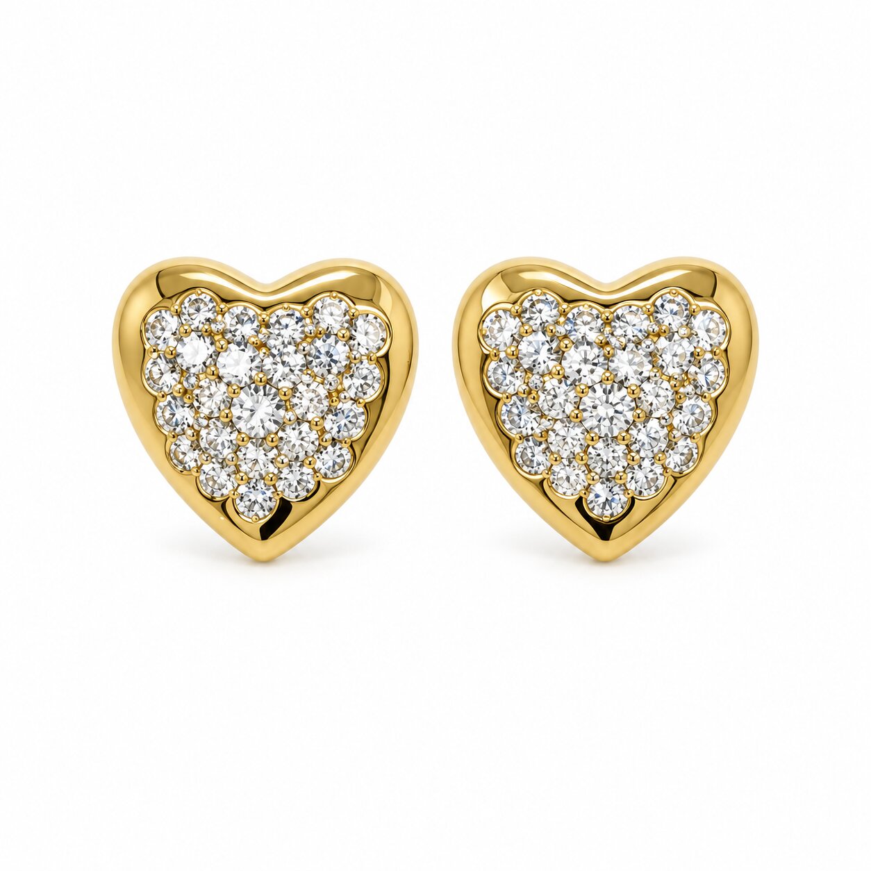 View 14 Kt   Diamond Earrings