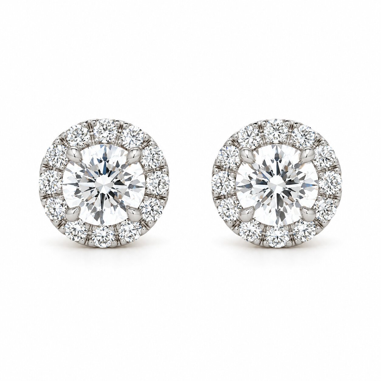 View 14 Kt  Diamond Earrings