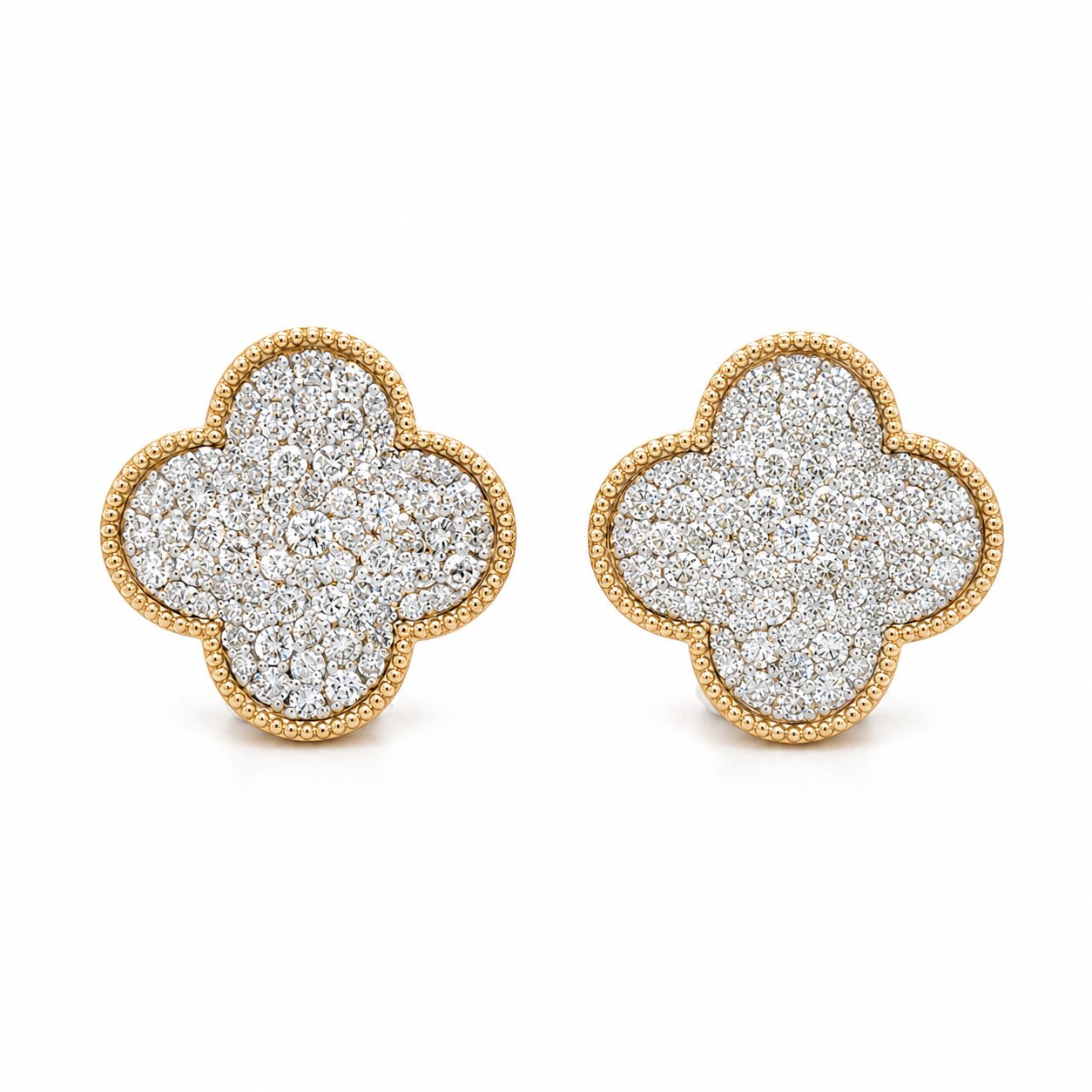 View 14 Kt  Diamond Earrings