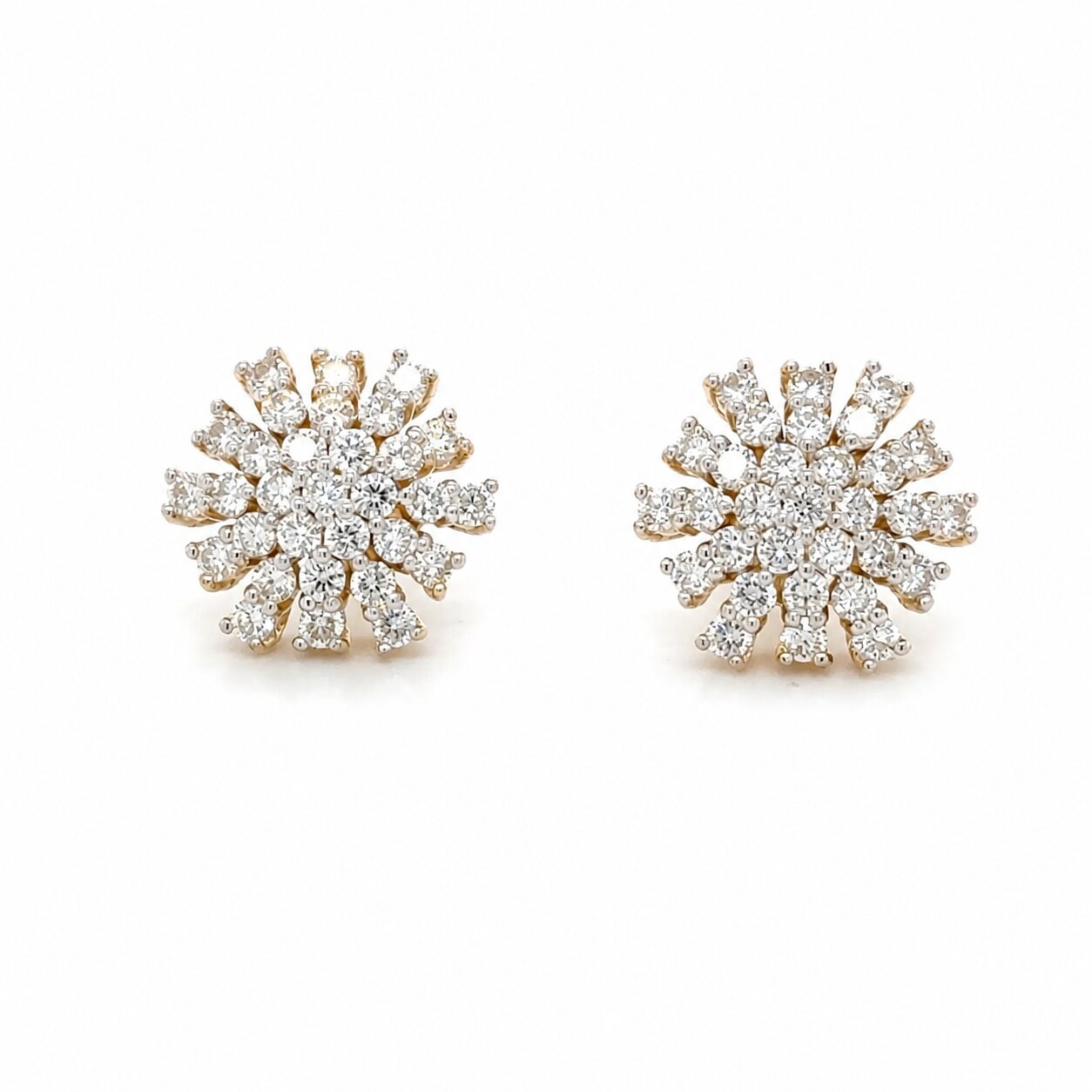 View 14 Kt  Diamond Earrings