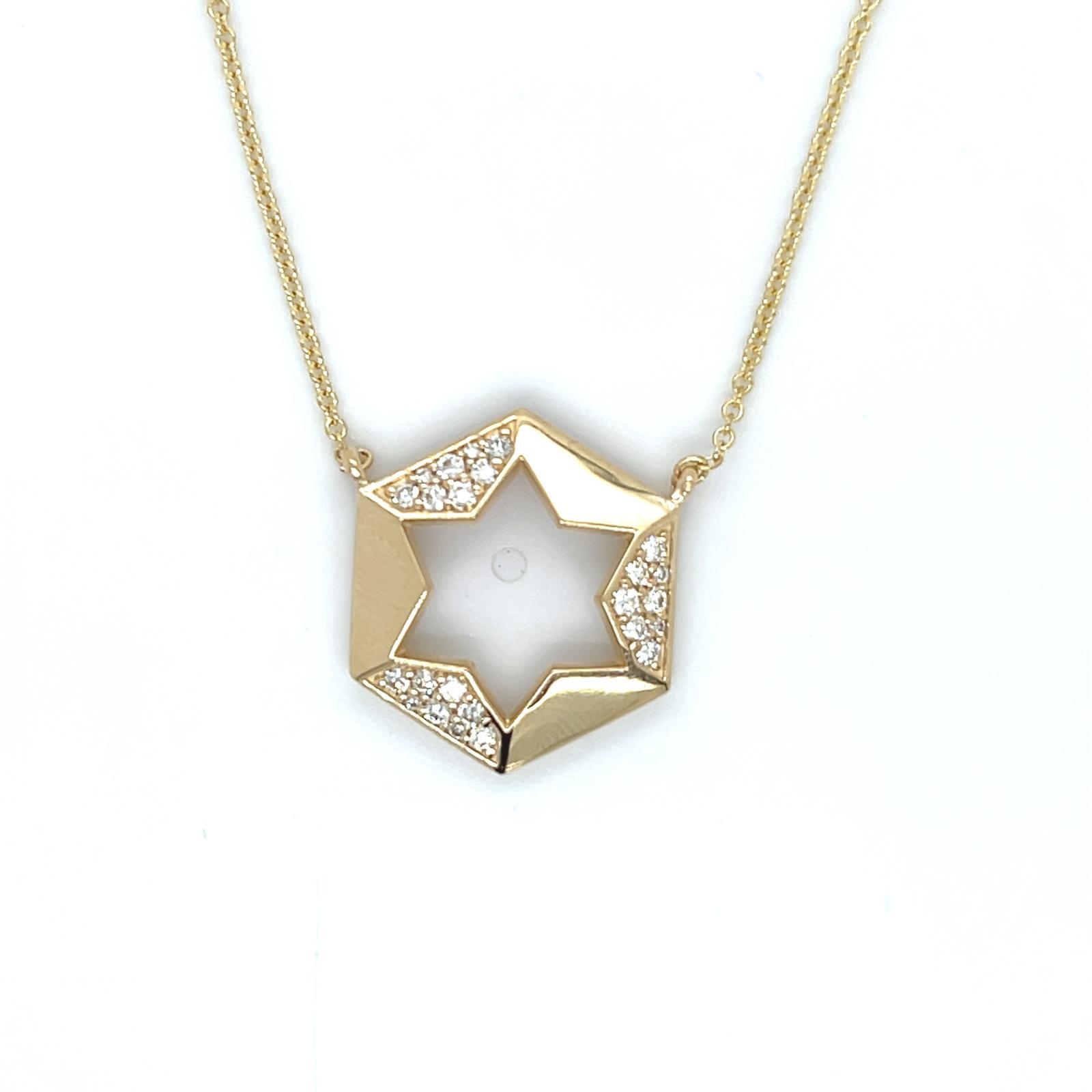View 14 Kt   Diamond Pendant