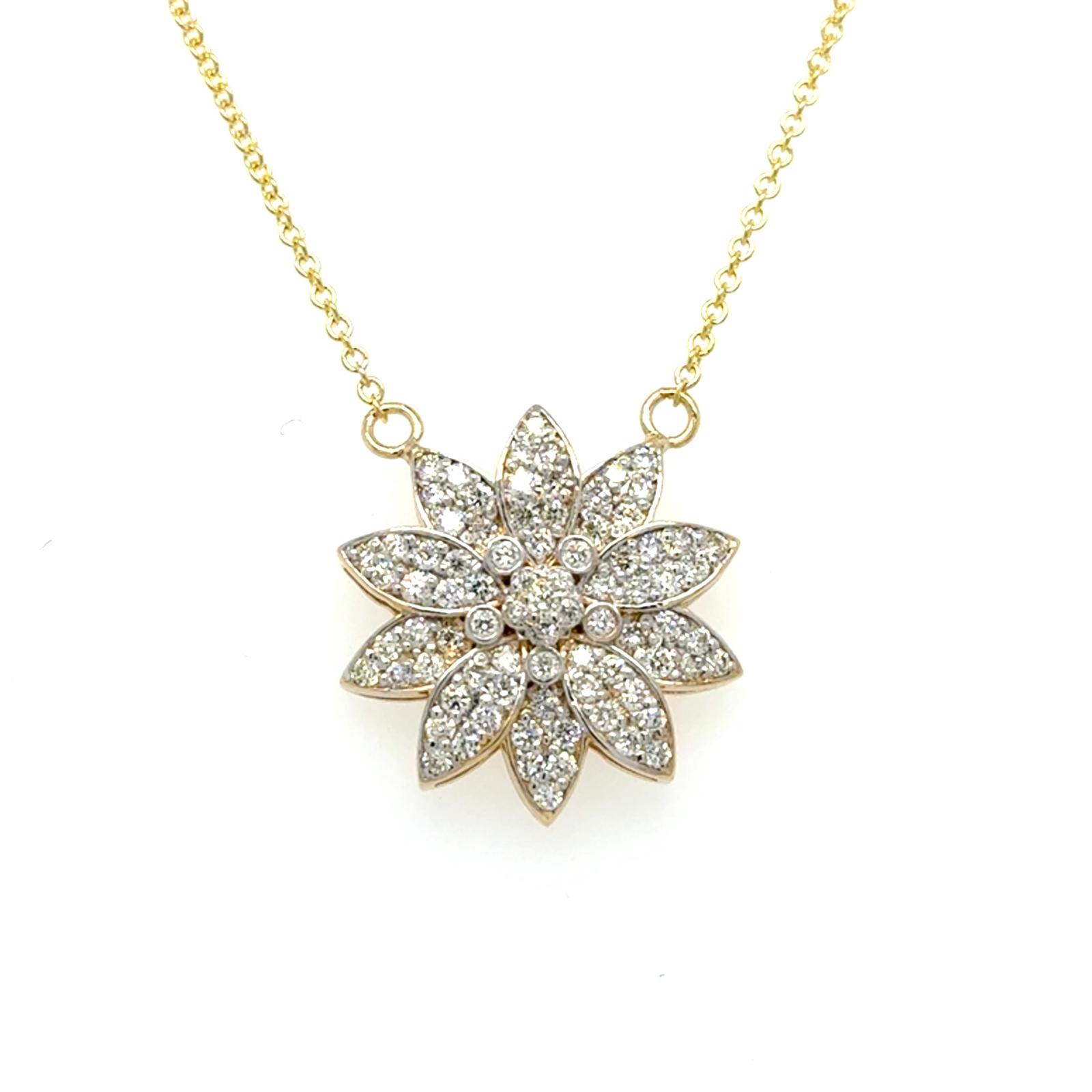 View 14Kt  Diamond Pendant