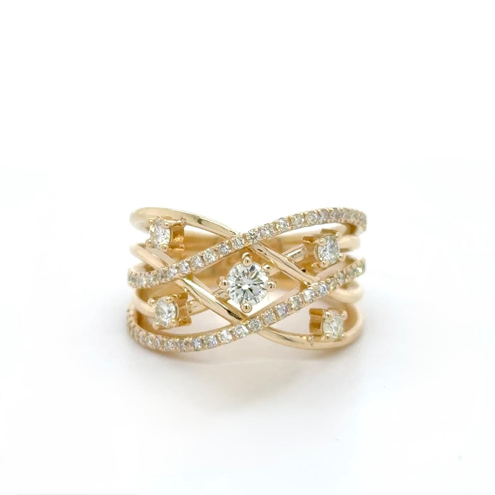 View 14K  Diamond Ring