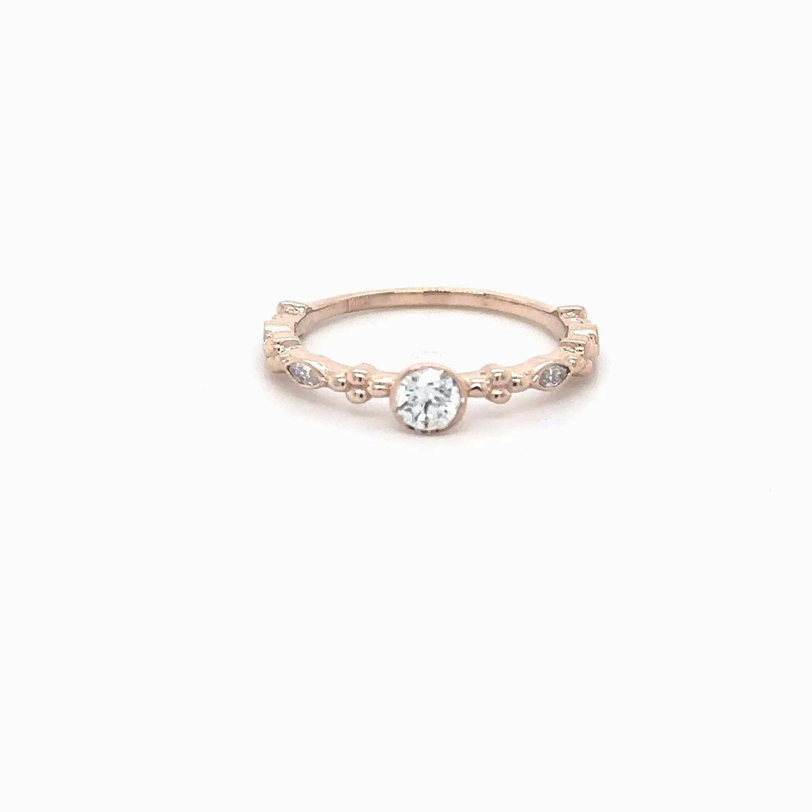 View 14K  Diamond Ring