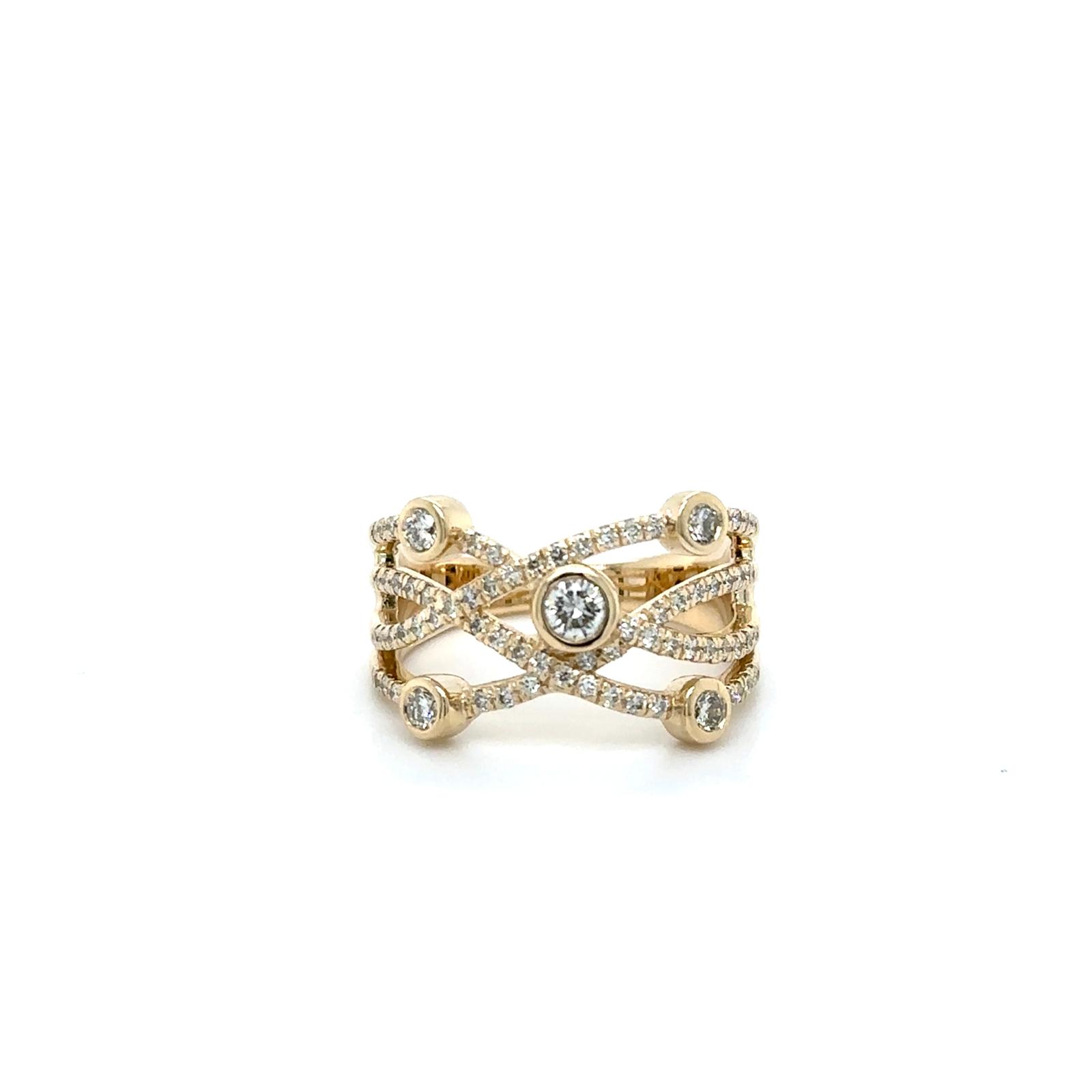 View 14K  Diamond Ring