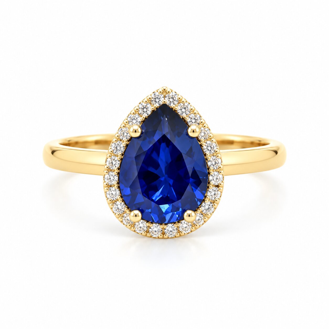 View 14K Sapphire Ring